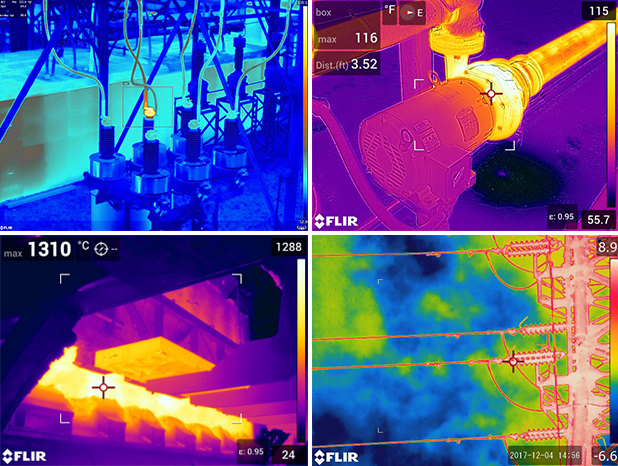 Thermal images for Electrical and Mechanical applications